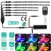 将图片加载到图库查看器,6-Piece: Motorcycle LED Light Strips