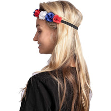 Load image into Gallery viewer, 6-Piece: Patriotic Flower Headbands