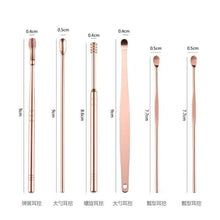 将图片加载到图库查看器,6-Piece: Portable Stainless Steel Ear Pick Set