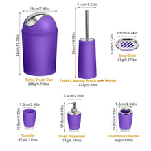 Load image into Gallery viewer, 6-Piece Set: Bathroom Accessories