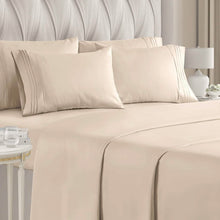 将图片加载到图库查看器,6-Piece Set: Hotel Luxury Bed Sheets