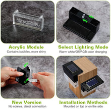 Load image into Gallery viewer, 6-Piece: Solar Powered Acrylic Bubbles Decorative Deck Lights