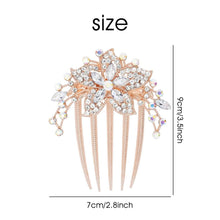 Load image into Gallery viewer, 6-Pieces: Rhinestone Encrusted Hairpin Barrette Accessory