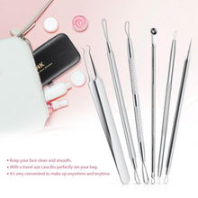 Load image into Gallery viewer, 6-Pieces Set: Blackhead Remover Comedones Extractor Acne Removal Kit
