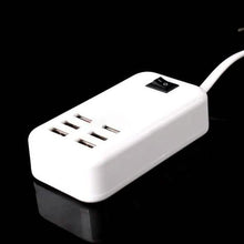 Load image into Gallery viewer, 6-Ports USB-Powered Devices Wall Charger Power Adapter