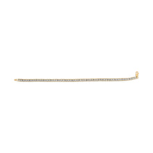 Load image into Gallery viewer, 10K Yellow Gold 1.0 Cttw Round Diamond Pave Link Bracelet