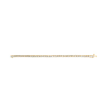 将图片加载到图库查看器,10K Yellow Gold 4.00 Cttw Channel Set Round Diamond Tennis 7" Bracelet (J-K Color, I1-I2 Clarity)