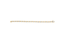 Load image into Gallery viewer, 10K White Gold 1.00 Cttw Diamond Floral Cluster and X-Link 7.25" Bracelet (I-J Color, I1-I2 Clarity)