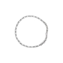 Load image into Gallery viewer, 14K White Gold 2.00 Cttw Diamond Halo Link Tennis Bracelet (H-I Color, I1-I2 Clarity) - 7" Inches