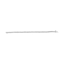 Load image into Gallery viewer, 10K White Gold 1/2 Cttw Real Diamond Illusion-Set Miracle Plate Tennis Bracelet (I-J Color, SI2-I1 Clarity) - Size 7.5"