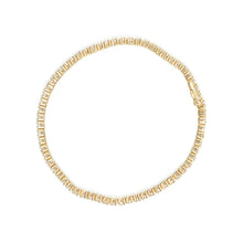 Load image into Gallery viewer, 14K Yellow Gold 6.0 Cttw Classic 4 Prong Set Round Brilliant Cut Diamond Tennis Bracelet (K-L Color, VS2-SI1 Clarity) - 7.25"