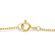 Load image into Gallery viewer, 14K Yellow Gold Plated Sterling Silver 1/2 Cttw Lab Grown Diamond Rose Motif Link Bracelet