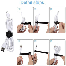 Load image into Gallery viewer, 60-Pack: 6 Inches Reusable Cable Ties