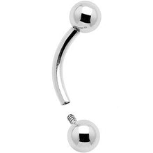 将图片加载到图库查看器,16G 5/16 Grade 23 Titanium 4mm Internally Threaded Eyebrow Ring