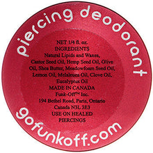 Load image into Gallery viewer, Clear Gem Pink Funk Off Natural Piercing Deodorant