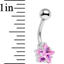 将图片加载到图库查看器,Pink Gem Shoot for the Star Belly Button Ring