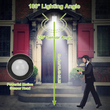将图片加载到图库查看器,60LEDs Solar PIR Motion Sensor Remote Control Wireless Lamp