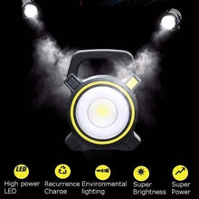 Load image into Gallery viewer, 60W Solar Portable Rechargeable LED Flood Lamp
