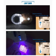 将图片加载到图库查看器,60X Handheld Magnifying Glass Mini Pocket Microscope