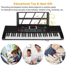 Load image into Gallery viewer, 61 Keys Digital Music Electronic Keyboard
