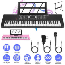 Load image into Gallery viewer, 61 Keys Digital Music Keyboard Electronic Piano