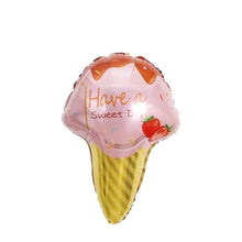 Load image into Gallery viewer, Big Popular Decorations Ballons in Donuts Lip Stick Ice Cream and Rainbow Style Balloons For Kids Baby and Birthday Decorations Inflatable Helium
