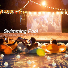 将图片加载到图库查看器,6/12PCS Floating Candle Lights LED Floating Candles Flameless Tea Lights Warm Yellow Battery Operated Waterproof Decoration for Wedding Thanksgiving Christmas Waterproof Flameless on Water Candles LED Tea Light Wedding Party Decorative