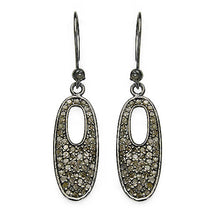 Load image into Gallery viewer, 1.20 Carat Genuine Diamond .925 Sterling Silver Earrings