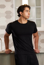 Load image into Gallery viewer, Men's Soft Bamboo Lounge Short Sleeve T-Shirt
