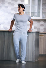 Load image into Gallery viewer, Men's Soft Bamboo Lounge Pajama Set - Short Sleeve Top & Pants