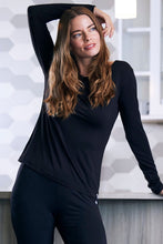 Load image into Gallery viewer, Women's Bamboo Lounge Set - Long Sleeve T-Shirt and Jogger Pants