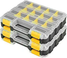 Load image into Gallery viewer, Double Side Tools Box Organizer with Removable Dividers