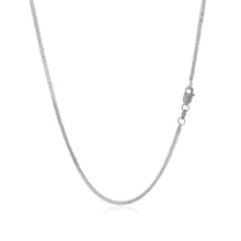 Load image into Gallery viewer, 14k White Gold Foxtail 1.0mm Chain