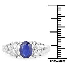 Load image into Gallery viewer, 1.40 Carat Genuine Kyanite .925 Sterling Silver Ring