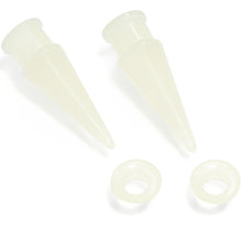 Load image into Gallery viewer, 2 in 1 Glow in Dark Interchangeable Screw Fit Plug and Taper Set