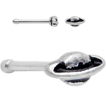 Load image into Gallery viewer, 1/4 Clear Gem Cosmic Universe Nose Bone 6 Pack Set