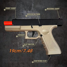 Load image into Gallery viewer, Semi-Automatic Foam Bullet Toy Pistol for Kids (8+)
