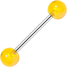 Load image into Gallery viewer, Multi Color Translucent Blast Ball Barbell Tongue Ring Set of 4