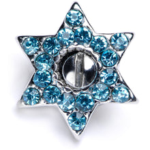 将图片加载到图库查看器,14G Aqua Gem 10mm Six Point Star Dermal Top