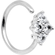 将图片加载到图库查看器,20G 5/16 Clear CZ Gem Cluster Seamless Circular Ring