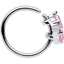 将图片加载到图库查看器,20G 5/16 Pink CZ Gem Cluster Seamless Circular Ring