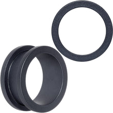 Load image into Gallery viewer, Brown Matte Silicone Screw Fit Tunnel Plug Set 6mm to 25mm