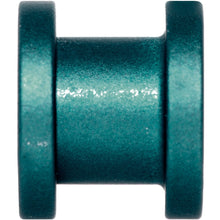 Load image into Gallery viewer, Teal Matte Silicone Screw Fit Tunnel Plug Set 6mm to 25mm