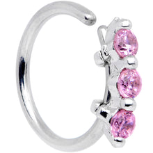 将图片加载到图库查看器,20G 5/16 Pink CZ Gem Sequence Shine Seamless Circular Ring