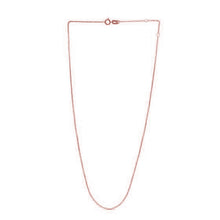 Load image into Gallery viewer, Adjustable Cable Chain in 14k Rose Gold (0.97 mm)