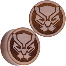 Load image into Gallery viewer, Licensed Marvel Black Panther Sawo Wood Saddle Plug Set
