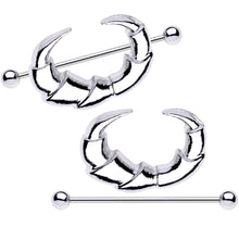 Load image into Gallery viewer, 1 3/8 Talon Claw Nipple Barbell Shield Set