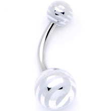Load image into Gallery viewer, Pastel Stripes Party Pack Belly Ring Set of 4
