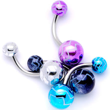 Load image into Gallery viewer, Parade of Color Zig Zag Party Pack Belly Ring Set of 4