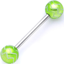 Load image into Gallery viewer, Pastel Zig Zag Party Barbell Tongue Ring Set of 4
